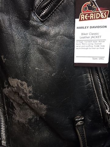 HARLEY DAVIDSON Biker Classic Leather JACKET, LRG