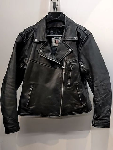 RIVER ROAD Biker Classic Leather JACKET, XL