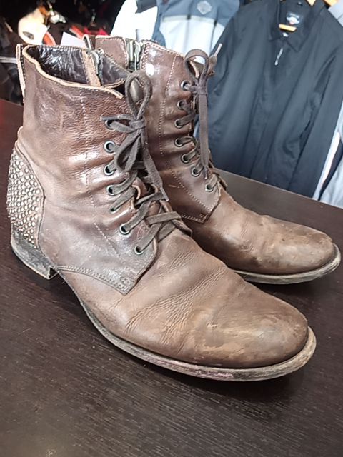 BUTTERO Service Boots Leather FOOTWEAR, 42