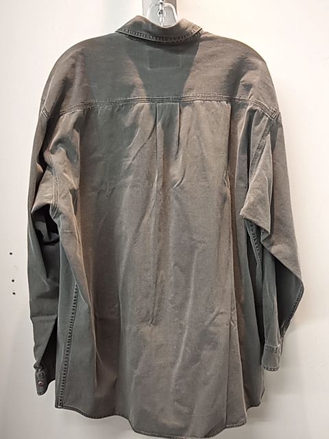 HARLEY DAVIDSON Longsleeve Button Up Textile SHIRT, XL
