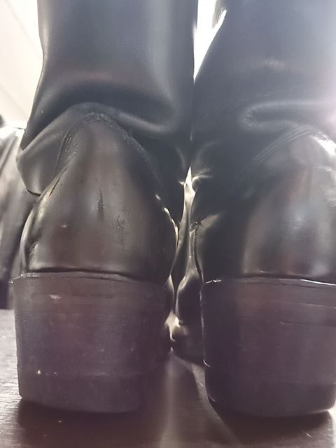 DAYTON Black Beauty Leather FOOTWEAR, 42.5