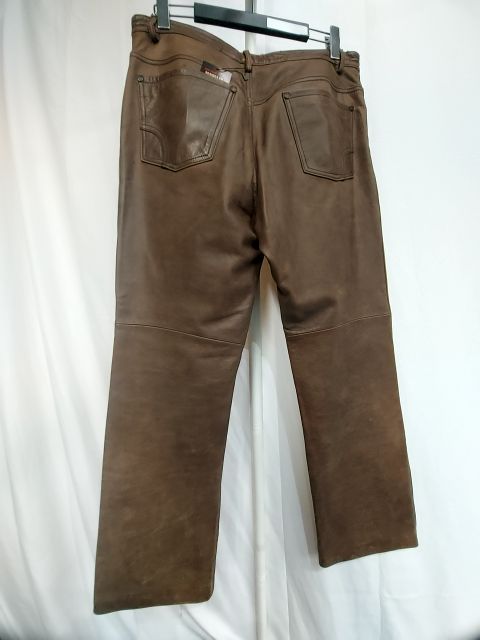 DANIER 5 Pocket Jean style Leather PANTS, 36