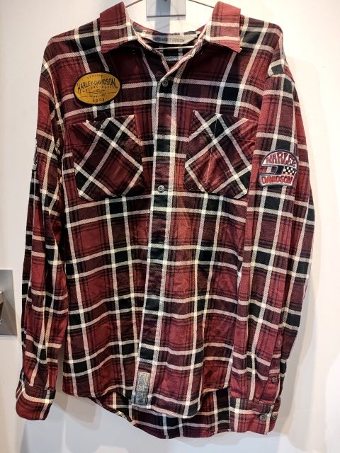 HARLEY DAVIDSON Plaid Textile SHIRT, LRG