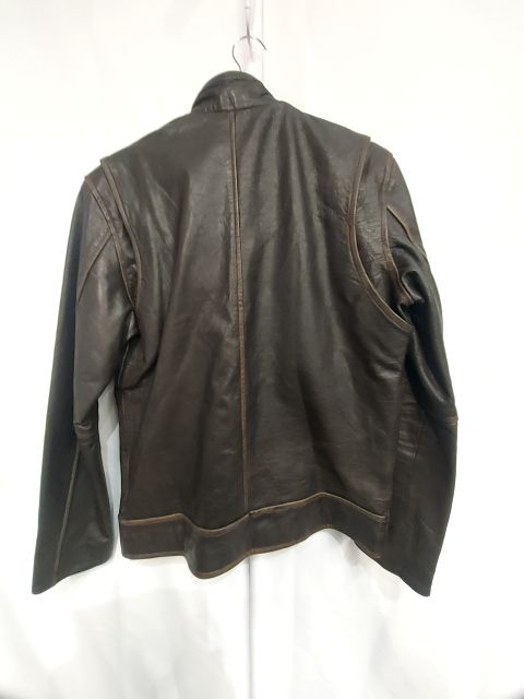 FLESH AND HIDE Fashion Cafe Racer Leather JACKET, SM