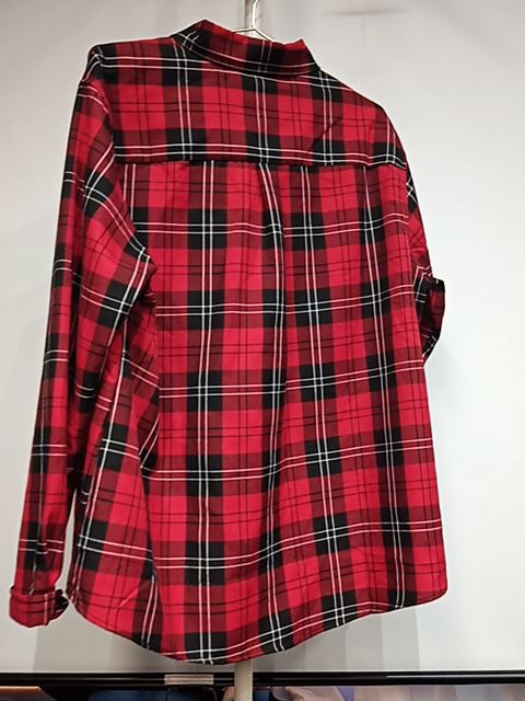 DIXXON Longsleeve Button Up Textile SHIRT, XXL