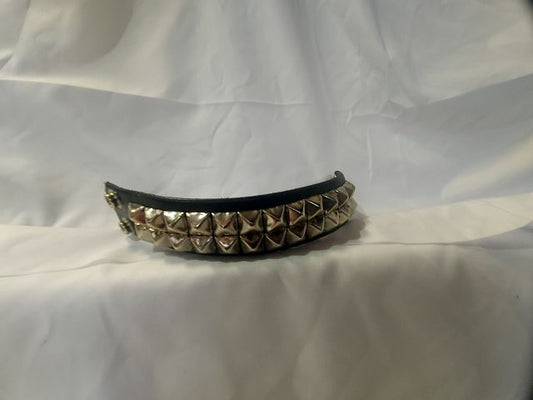 MACK'S LEATHERS Studded Wristband Leather ACCESSORY, 8.25