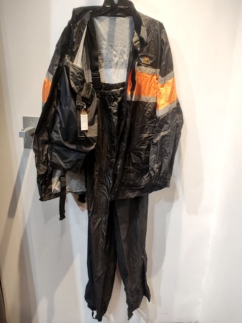 J&P CYCLES Two Piece Rain Suit PVC OTHER-MISC, LRG