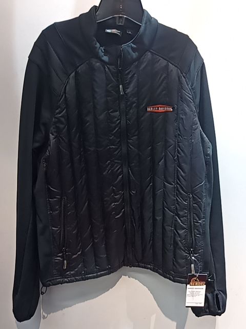 HARLEY DAVIDSON Zip Front Fashion Textile JACKET, LRG