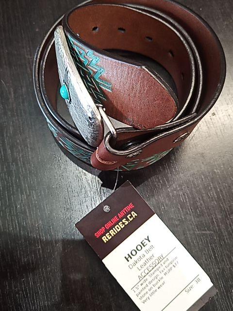 HOOEY Dakota Belt Leather ACCESSORY, 38