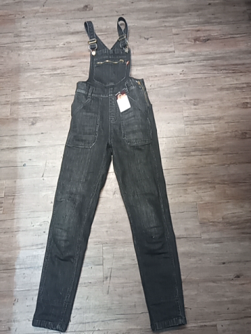 MOTOGIRL Daisy Dungaree Denim OVERALL, 28