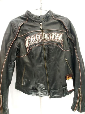 HARLEY DAVIDSON Riding Leather JACKET, MED