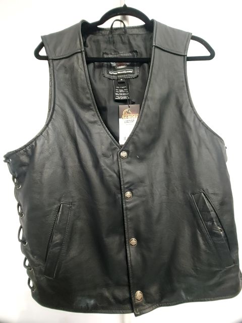 HARLEY DAVIDSON Riding Leather VEST, MED