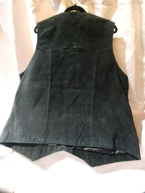 CRIPPLE CREEK Western Gambler Suede VEST, XXL