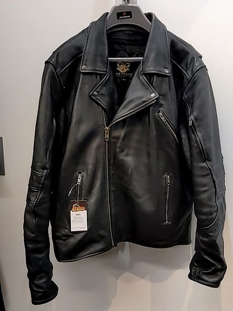 WCL Biker Classic Leather JACKET, 4XL