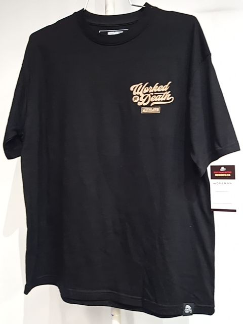 WORKMAN Shake Hands With Danger All Trades Textile SHIRT, MED