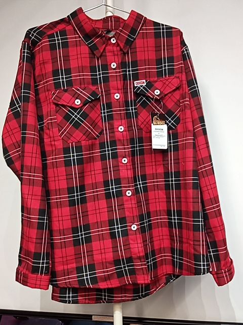 DIXXON Longsleeve Button Up Textile SHIRT, XXL