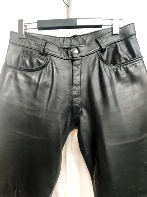 MACK'S LEATHERS 5 Pocket Jean style Leather PANTS, 32