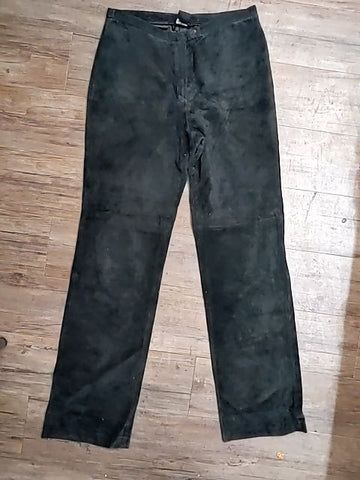 NEW FRONTIER Fashion Suede PANTS, 30