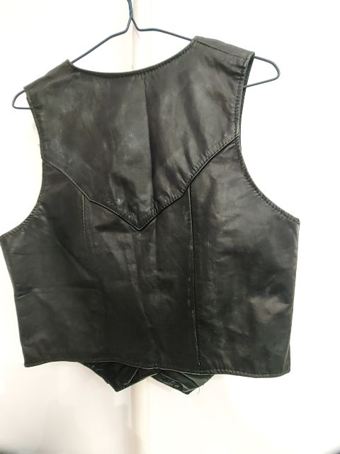 WALTER DYER Western Biker Leather VEST, SM