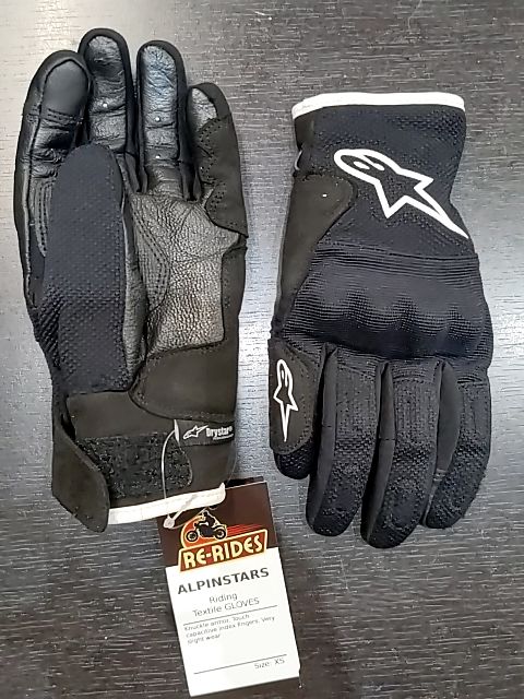 ALPINSTARS Riding Textile GLOVES, XS