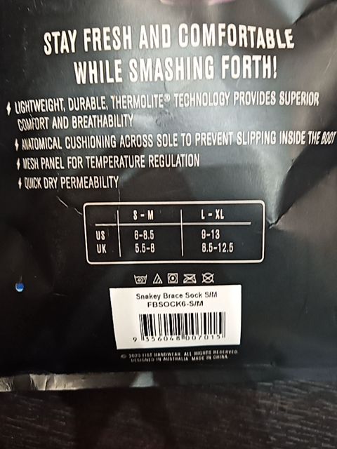 FIST Compression Thigh High Sock / Snakey Textile ACCESSORY, SM