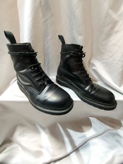 DR. MARTEN'S 1460 Mono Black Leather FOOTWEAR, 45