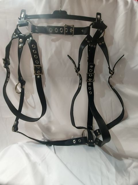 MACK'S LEATHERS Harness Leather FETISH, LRG