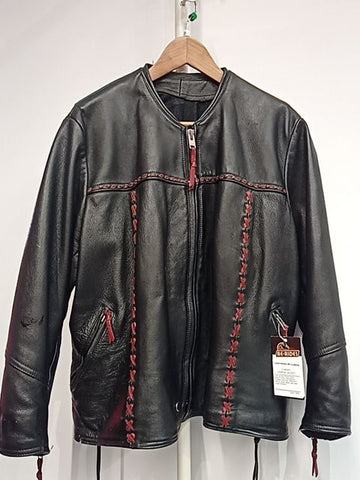 LEATHERS BY LINDA Custom Leather JACKET, XXL