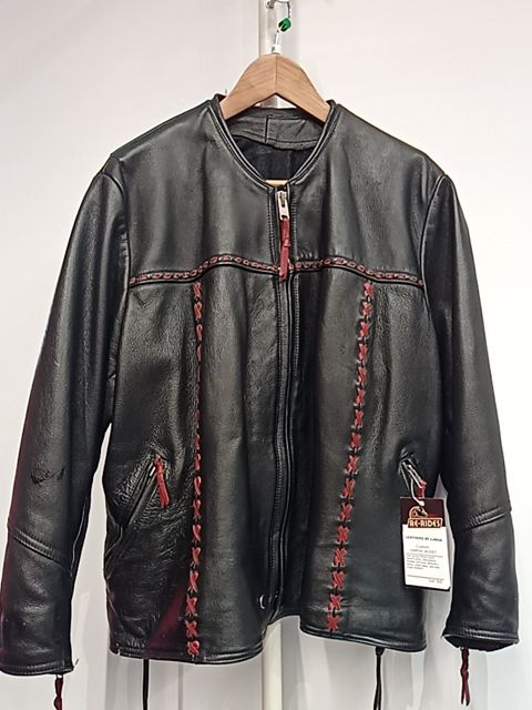 LEATHERS BY LINDA Custom Leather JACKET, XXL