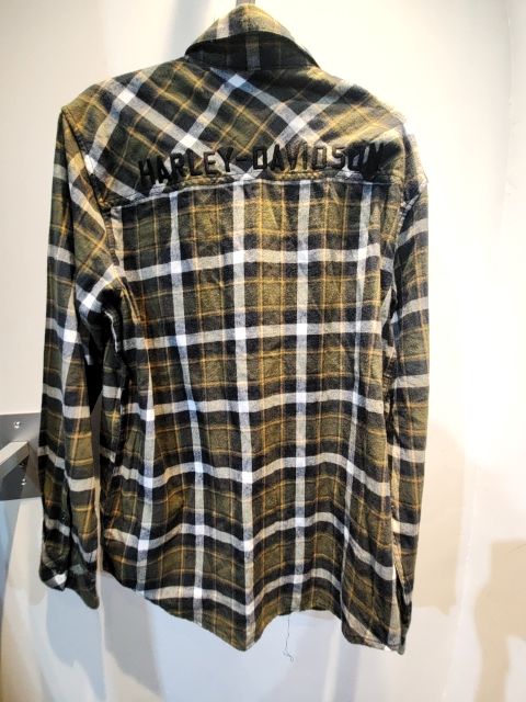 HARLEY DAVIDSON Longsleeve Button Up Textile SHIRT, LRG