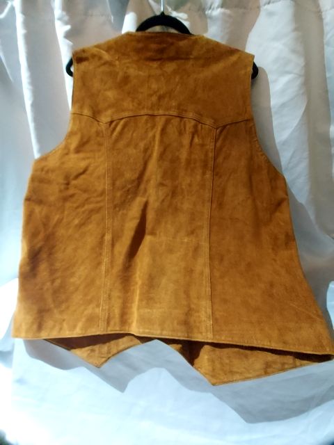 CRIPPLE CREEK Western Gambler Suede VEST, XXL