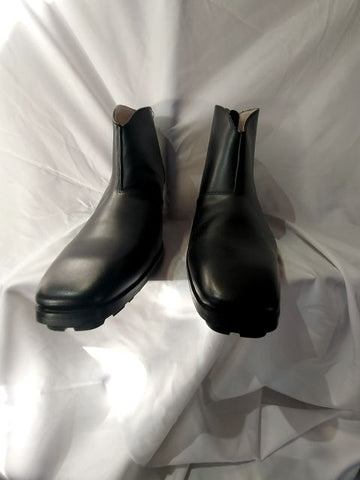 OSSTONE Back Zip Ankle Leather FOOTWEAR, 45