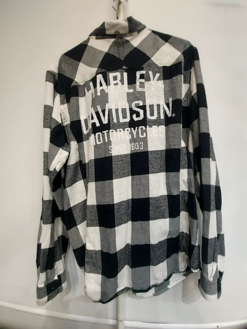 HARLEY DAVIDSON Long sleeve Snap Up Textile SHIRT, LRG