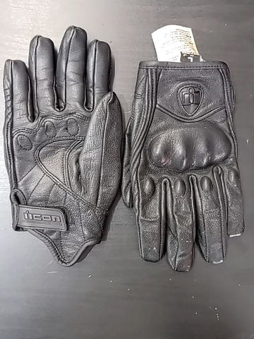 ICON Pursuit Stealth  GLOVES, LRG