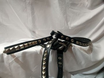 MACK'S LEATHERS Chest Harness Leather FETISH, LRG