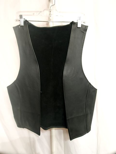 MACK'S LEATHERS Bar Leather VEST, LRG