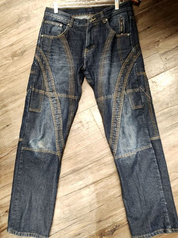 CRACE Riding Jeans Denim PANTS, 36