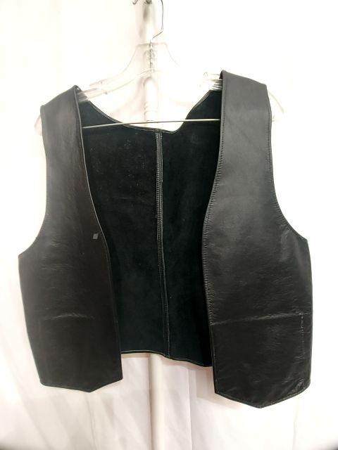 MACK'S LEATHERS Bar Leather VEST, XL