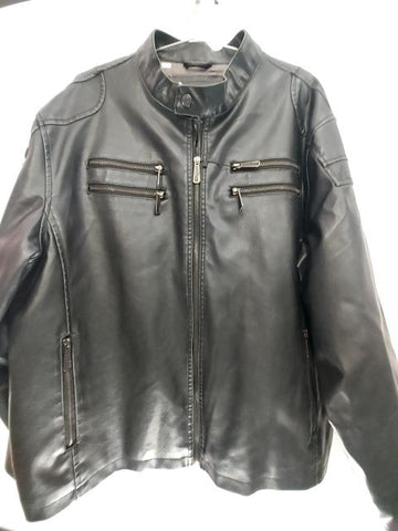 BRAVE SOUL Fashion Moto Vegan Leather JACKET, XXL
