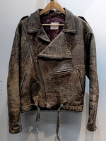 E. WEIDEN Biker Classic Leather JACKET, LRG