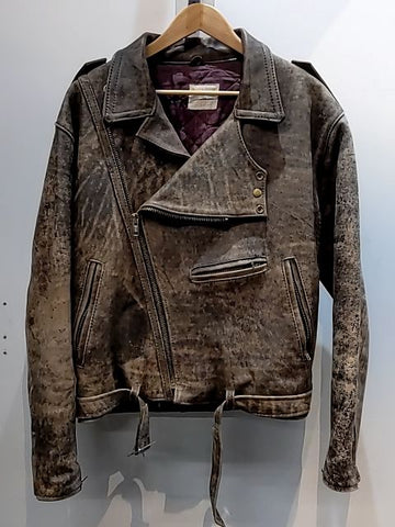 E. WEIDEN Biker Classic Leather JACKET, LRG