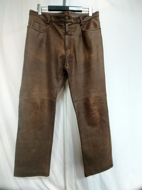 DANIER 5 Pocket Jean style Leather PANTS, 36