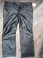 HARLEY DAVIDSON 5 Pocket Jean Leather PANTS, 40