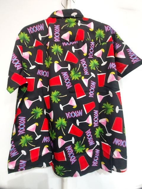 DIXXON Short Sleeve Button Up Textile SHIRT, XXL