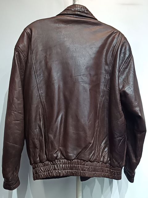 GILBERT Fashion Bomber Leather JACKET, MED