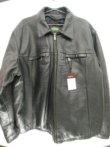 PEERLESS GARMENTS Vintage Fashion Leather JACKET, XXL