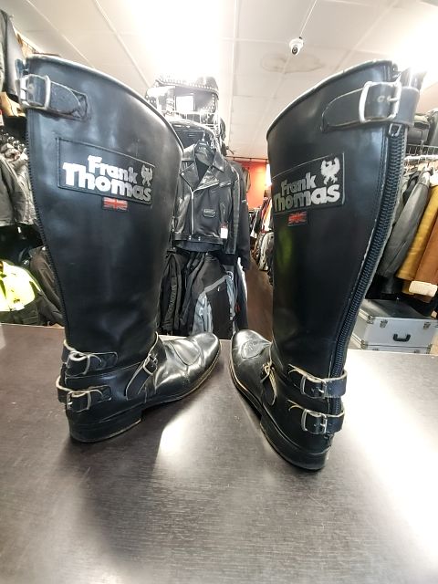 FRANK THOMAS Vintage Cafe Racer / Touring Leather FOOTWEAR, 44