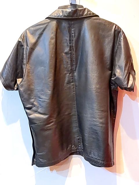 PRIAPE Short Sleeve Leather SHIRT, LRG