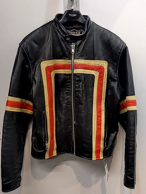 FIRST MFG Cafe Racer Leather JACKET, LRG