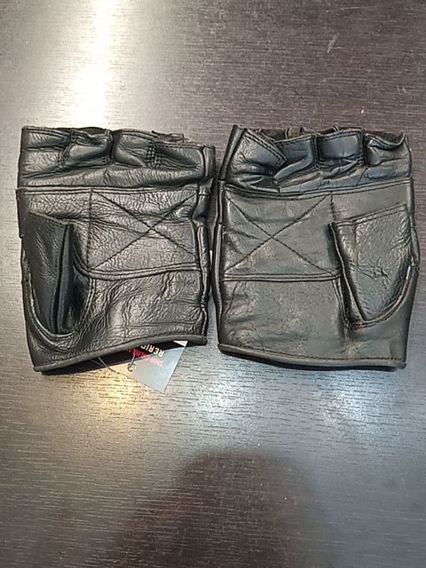 UNBRANDED Fingerless Leather GLOVES, XL
